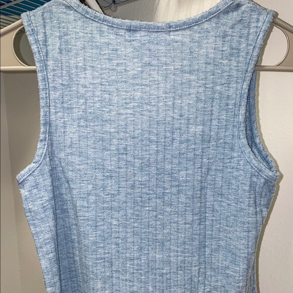 White Fawn Light Blue Girl’s Tank - Picture 2 of 4